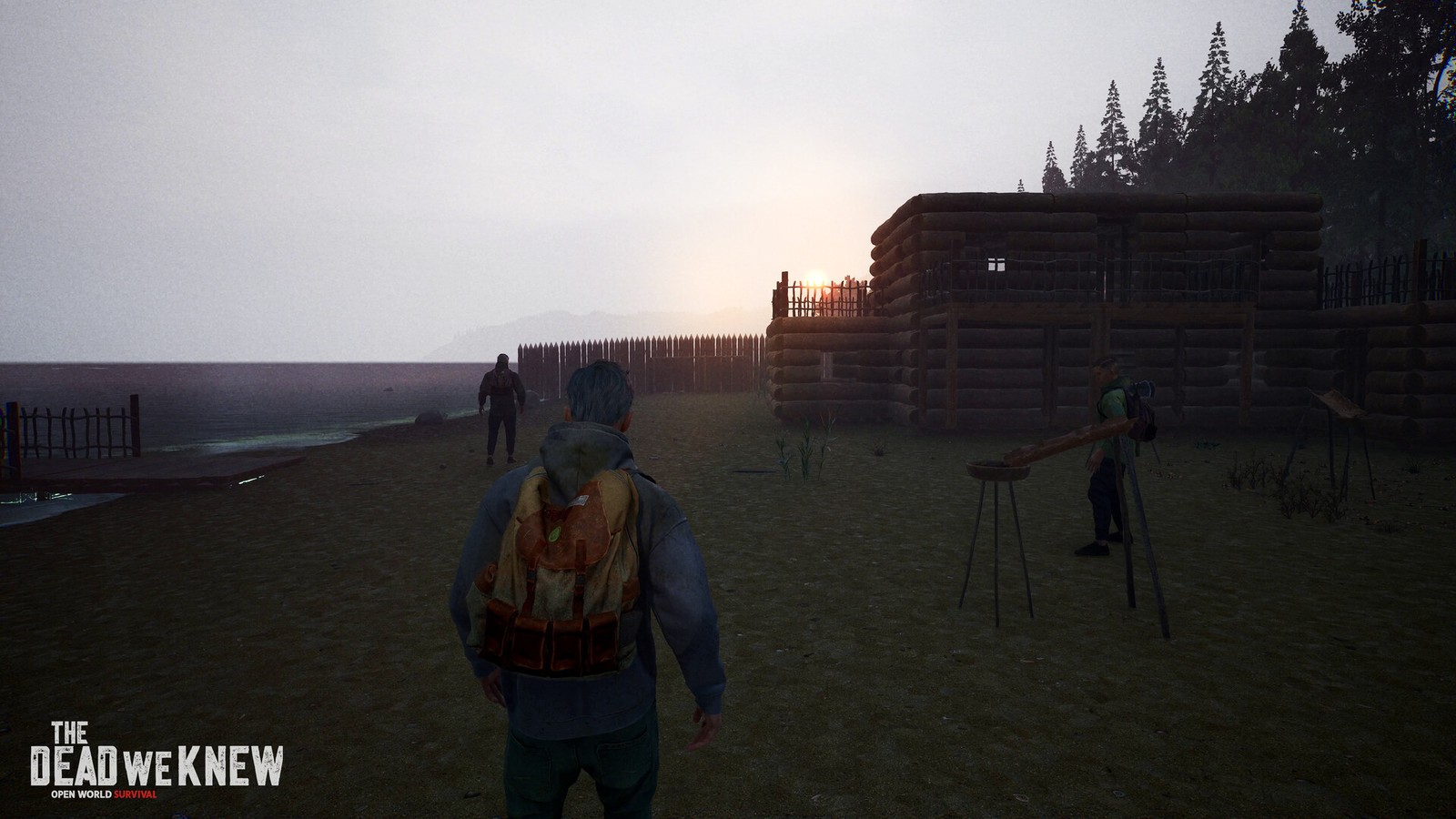 Multiple survivors at a coastal base camp